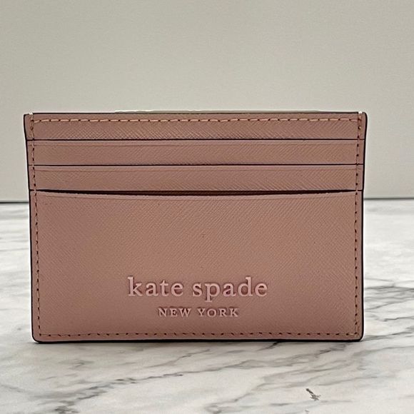sailormoon Handbags - Kate Spade Small Slim Card Holder Leather Cameron Pink tutu